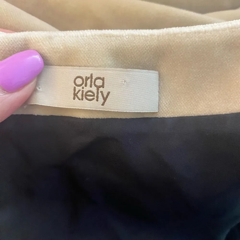 Orla Kiely velvet bow dress, size 8